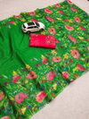 MG 333 Linen Digital Print Saree Wholesale Clothing Suppliers in India
